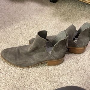 Steve Madden grey booties